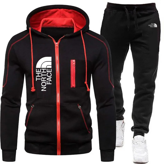 fleece streetwear suit