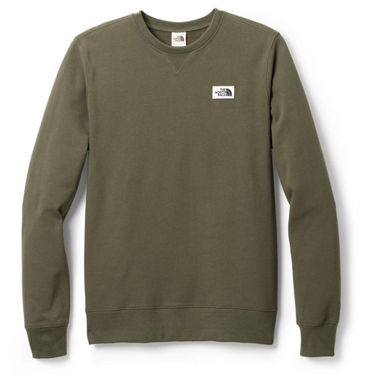 patchwork crew neck sweatshirt  Taupe Green