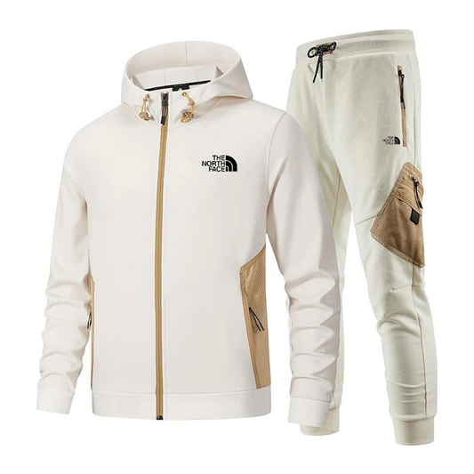 Men's Long Sleeve Hoodie Tracksuits Set